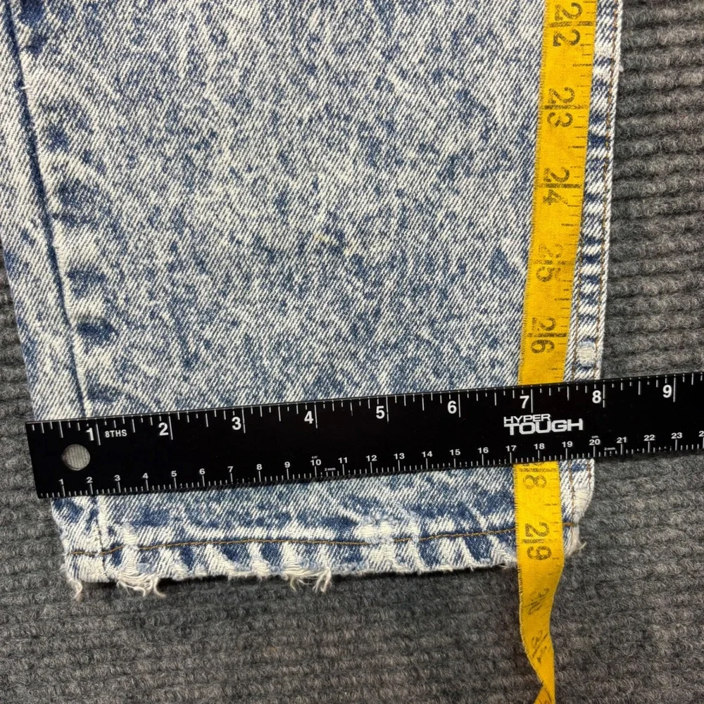 Vintage Levis 505 Acid Wash Jeans Mens 36x30 Orange Tab‎ Made in USA Denim Blue
